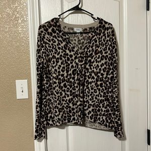 Old Navy leopard print sweater